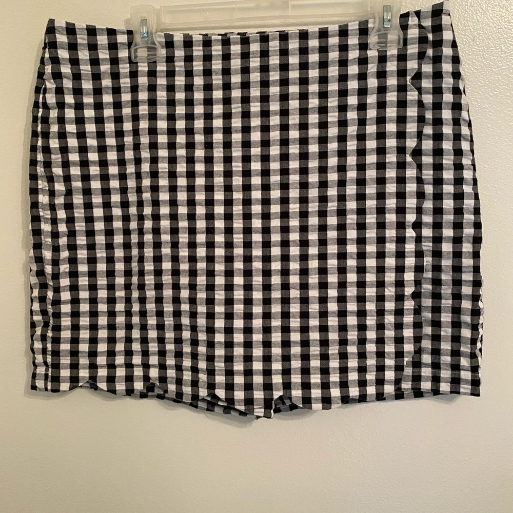 Talbots Gingham Skort